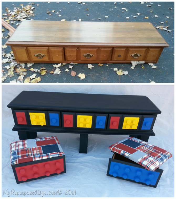Upcycled Project: Lego Table