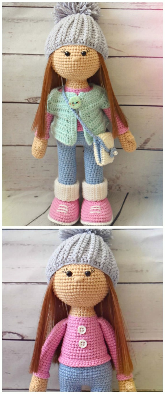 Crochet Molly Doll Amigurumi Free Pattern - #Crochet, #Doll Toys Amigurumi Free Patterns
