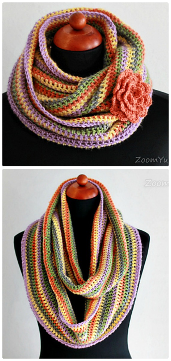 Crochet Easy Crochet Infinity Scarf Free Pattern - Crochet Infinity Scarf Free Patterns 