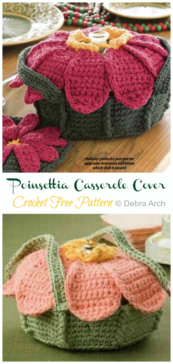 Free #Crochet Pattern: The Chic Casserole and Cake Carrier!