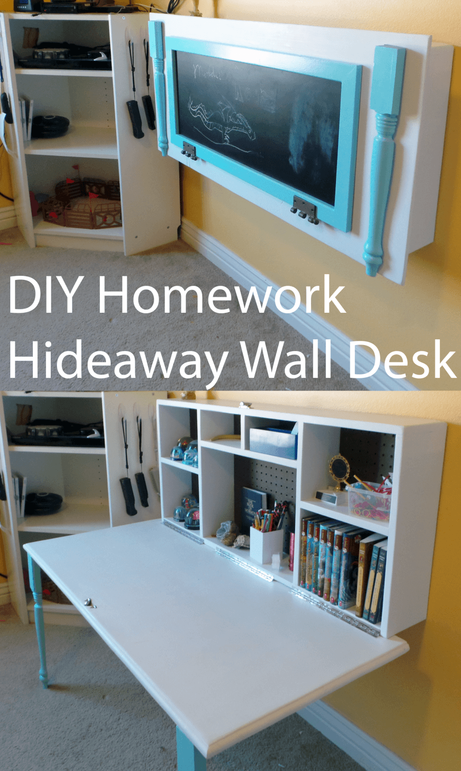 Diy Wall Mounted Desk Free Plans Instructions
