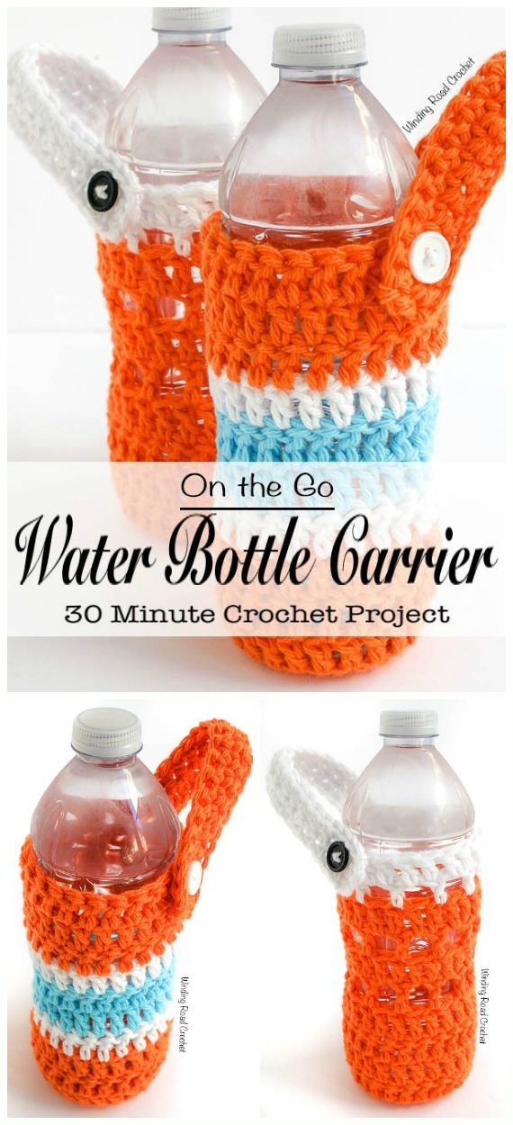 Clip On Water Bottle Holder pattern by Jennifer Ozses