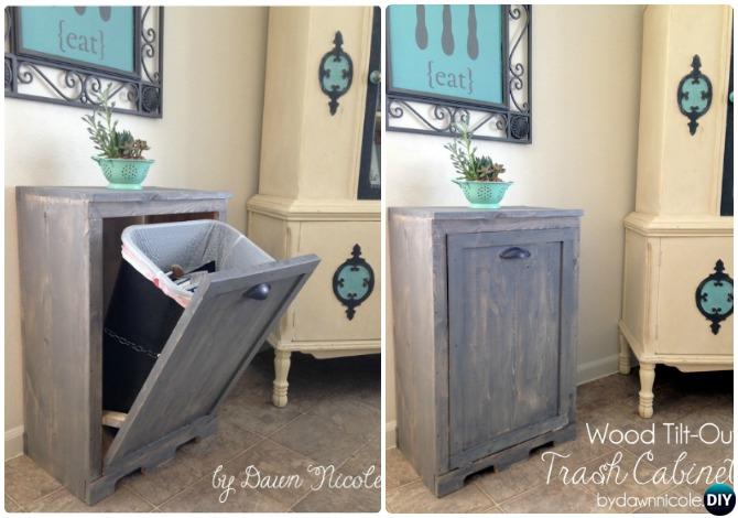 Diy Trash Can Cabinet Projects Instructions