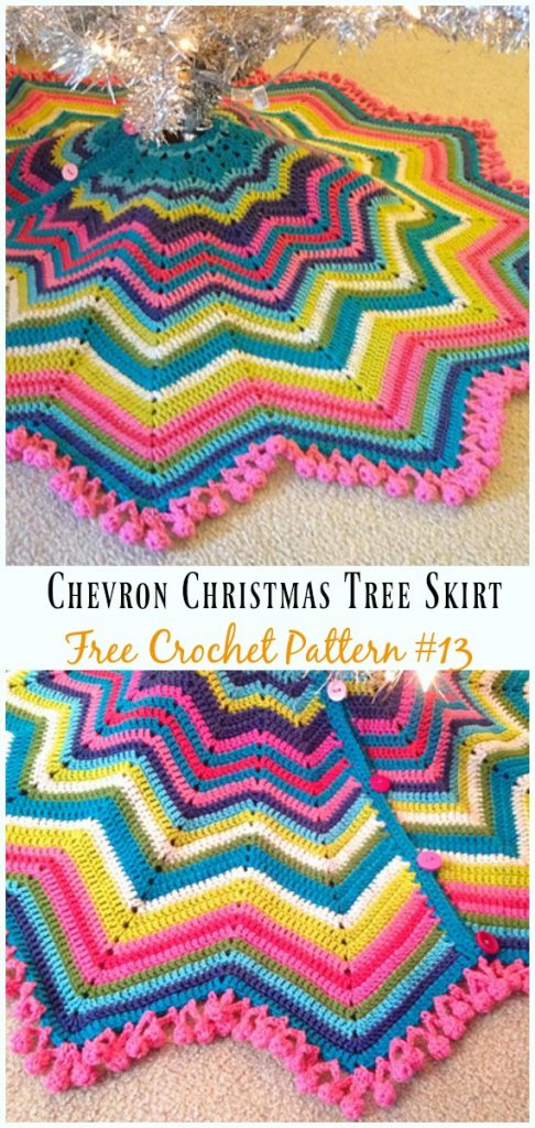 Crochet Christmas Tree Skirt Free Patterns