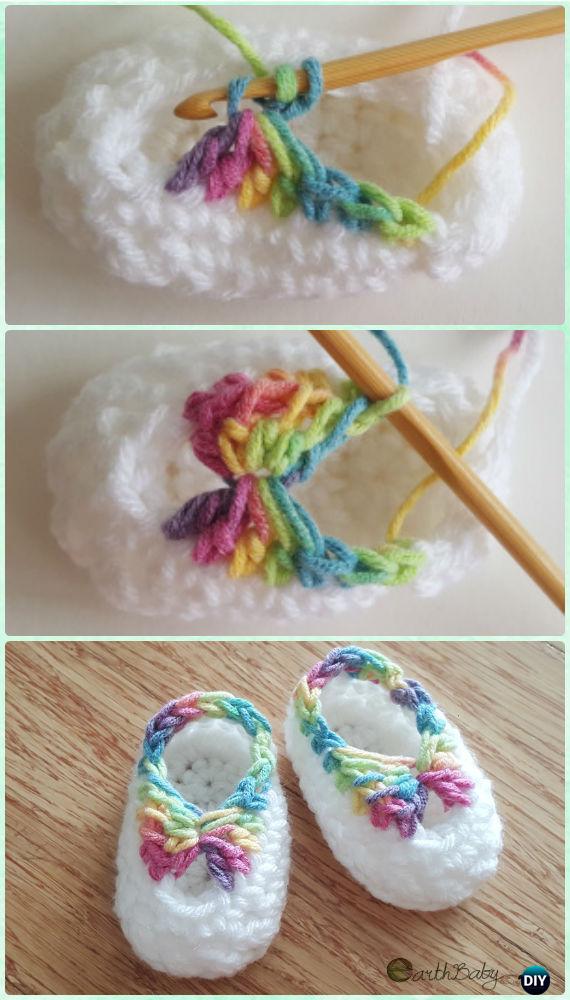 diy crochet baby booties