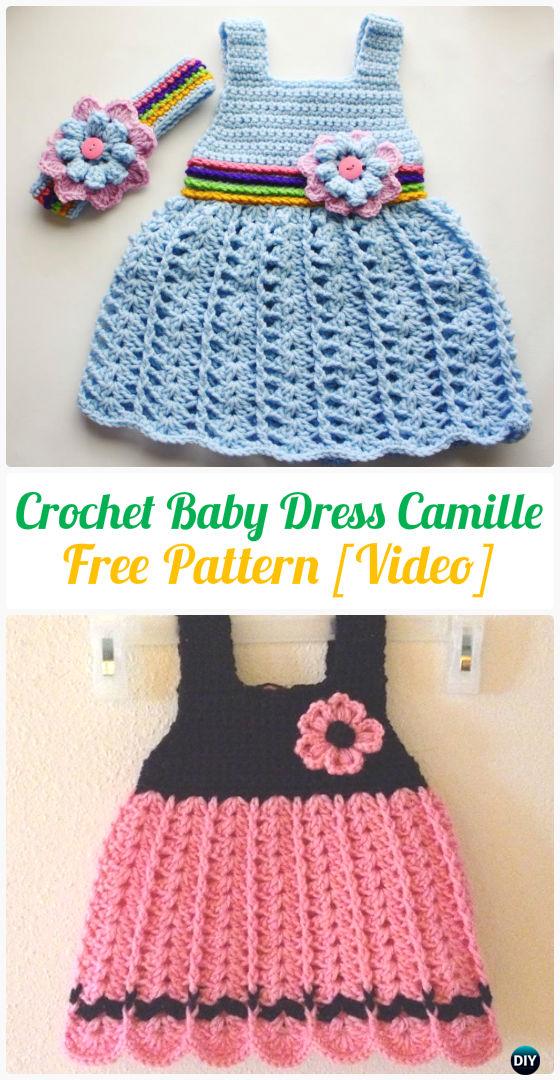 crochet dress for baby girl pattern