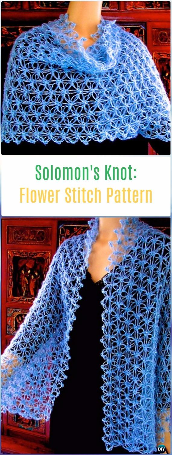 Unique Crochet Patterns and Projects with Solomon's Knot Stitch 