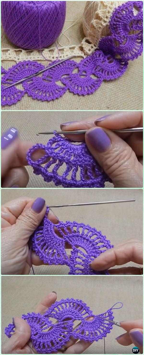 Easy to Crochet Lace Tape Ribbon pattern design