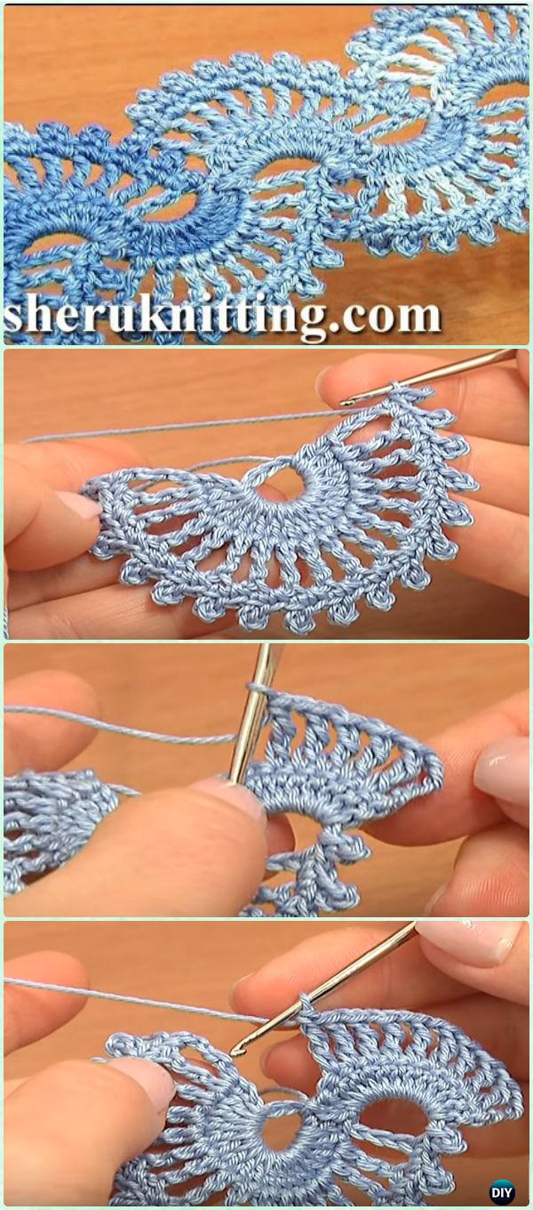 Easy to Crochet Tape Lace Edge pattern 