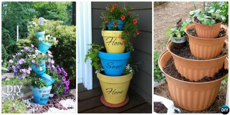Easy Project: Garden stack-a-pots