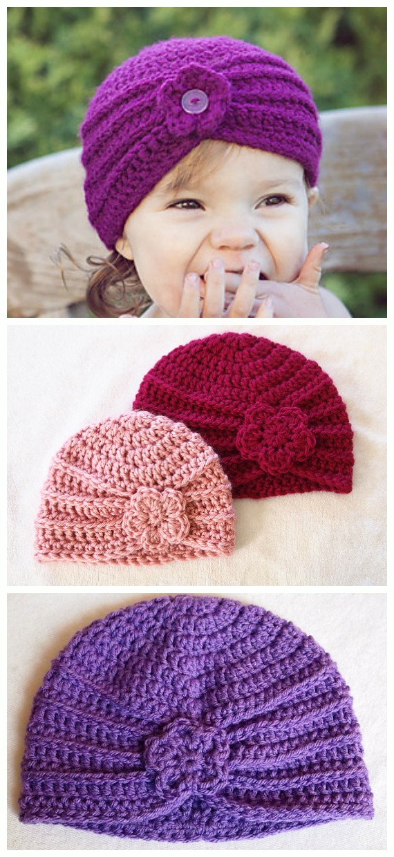 crochet turban hat