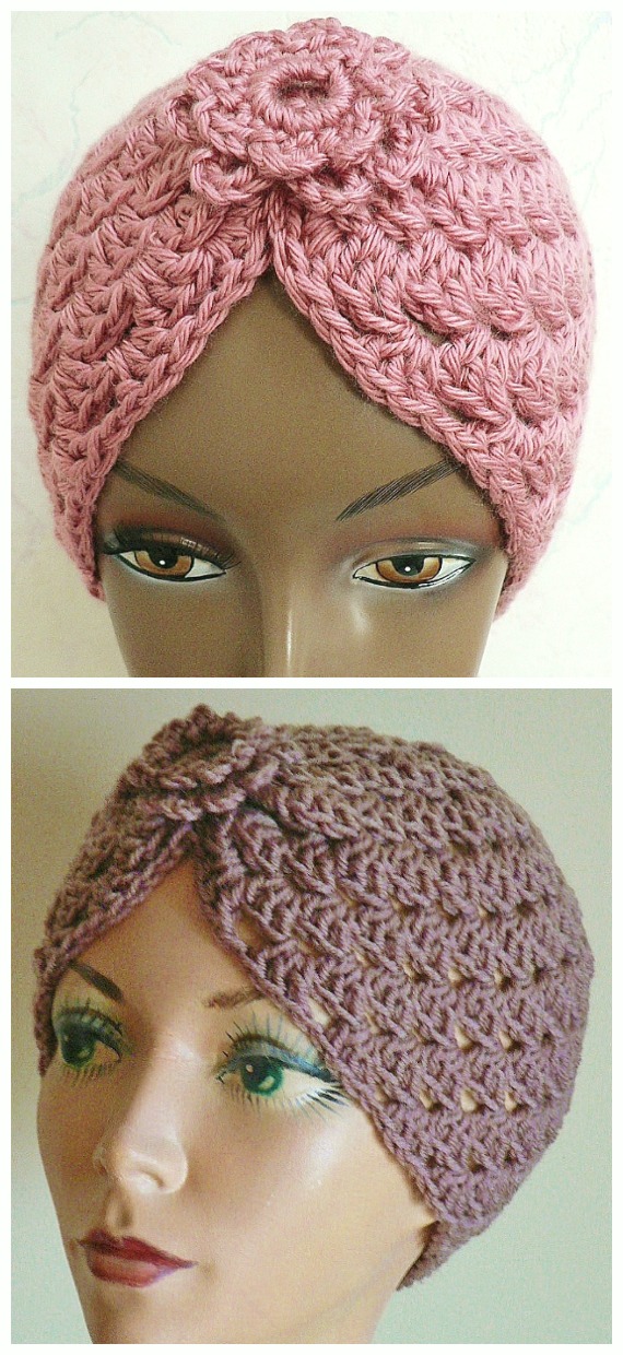 crochet turban hat