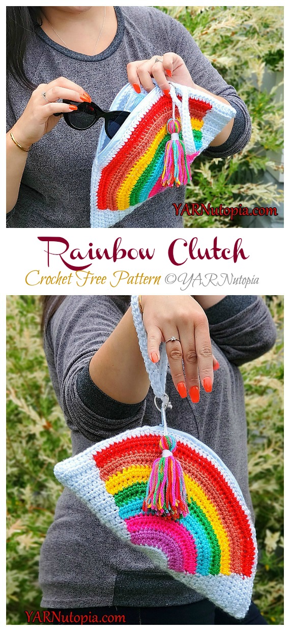 DIYHowto Clutch Bag Purse Free Crochet Patterns 04