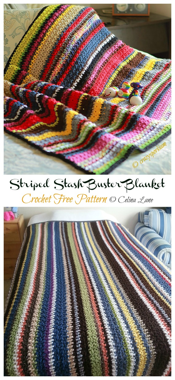 Yarn Buster Blanket Free Crochet Patterns • Page 2 of 2 • DIY How To