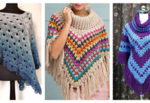 20 Women Capes Poncho Crochet Free Patterns Women Cape Poncho Crochet Free Patterns & Tutorials