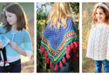 Kids Cape Poncho Crochet Patterns Kids Cape Poncho Crochet Free Patterns Instructions