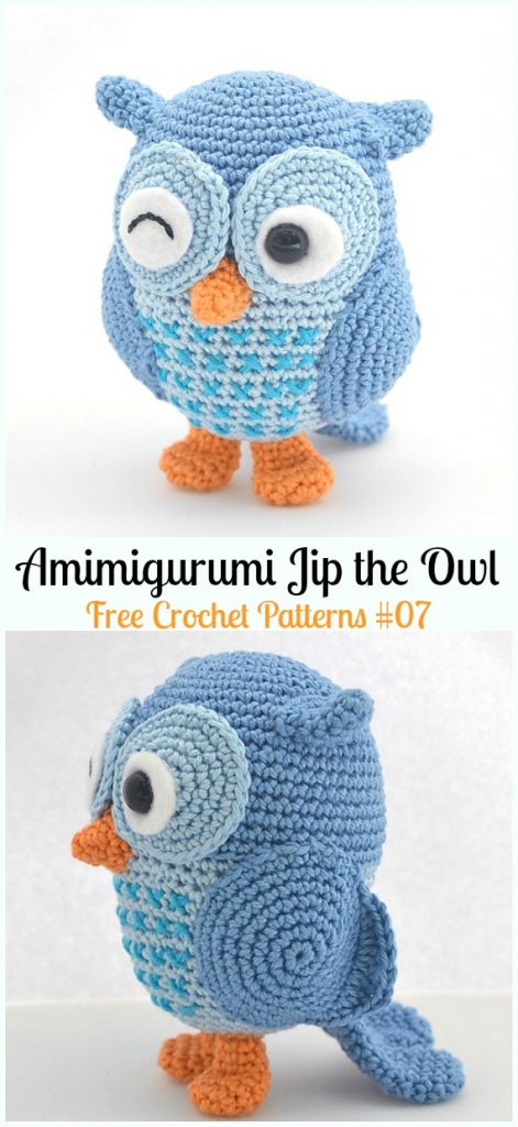 Amigurumi Crochet Owl Free Patterns Instructions