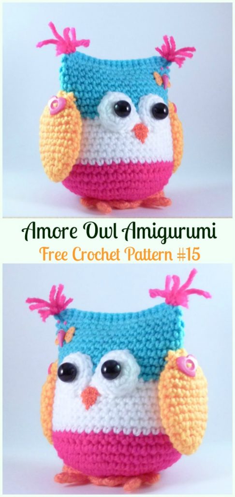 Amigurumi Crochet Owl Free Patterns Instructions