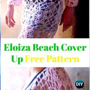 crochet pineapple beach cover up