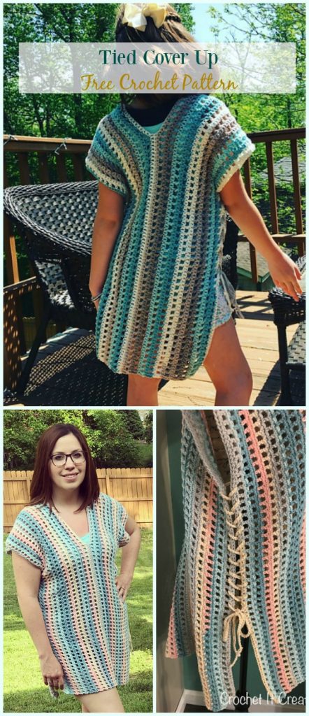 relaxing all summer crochet cover up