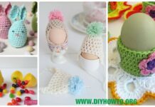 Crochet Easter Egg Cozy Cover & Holder Free Patterns Crochet Easter Egg Cozy, Holder, Hat, Tray Free Patterns & Instructions