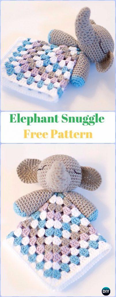 Crochet Elephant Softie and More Free Patterns Tutorials