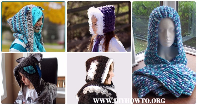 Free Faerie Mist Hooded Scarf Crochet Pattern • Oombawka Design