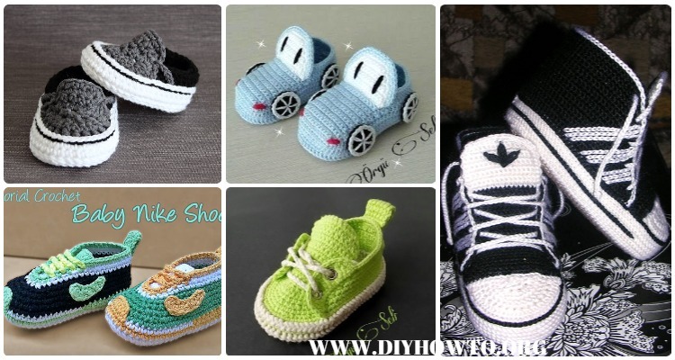 crochet baby sneakers free pattern