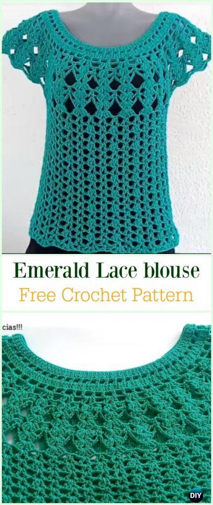 Crochet Women Summer Top Free Patterns