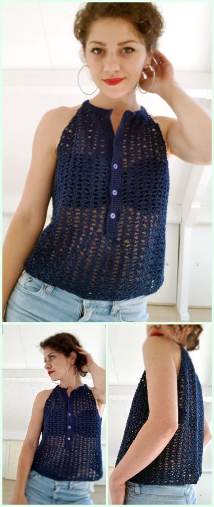 Crochet Women Summer Top Free Patterns