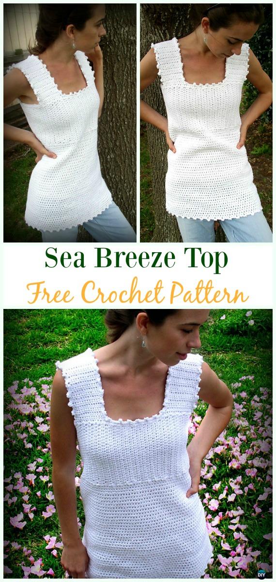 Crochet Women Summer Top Free Patterns