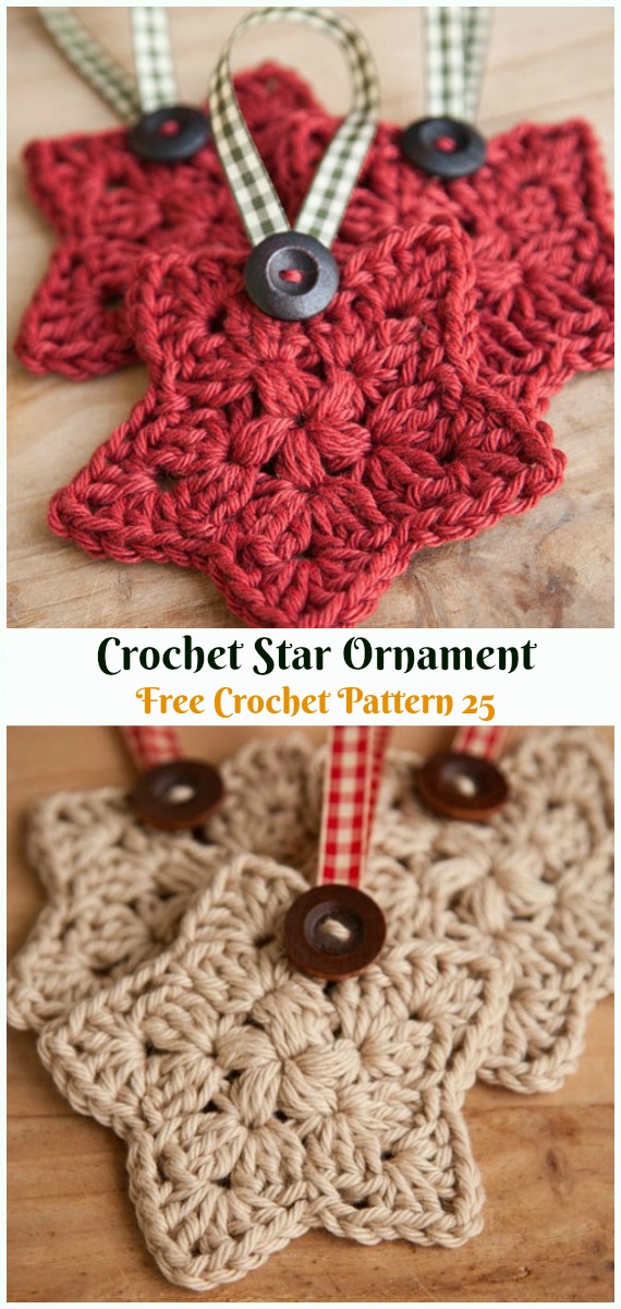 Diy Crochet Christmas Ornament Free Patterns