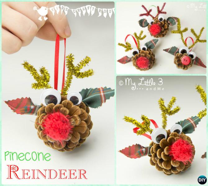 DIY Kids Pine Cone Craft Ideas Projects [Picture Instructions]