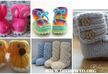 Ankle High Baby Booties Free Knitting Patterns Knit Ankle High Baby Booties Free Patterns Instructions