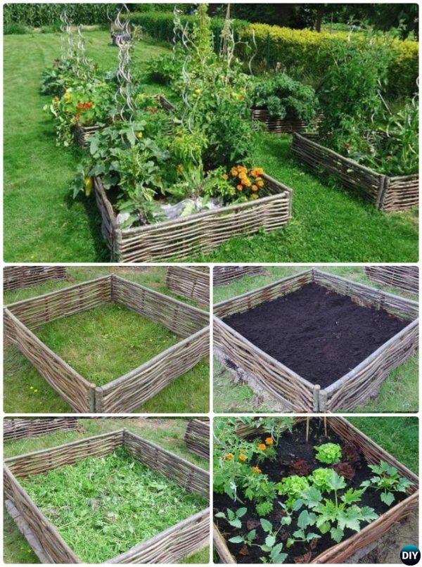 Creative Garden Bed Edging Ideas Projects Instructions